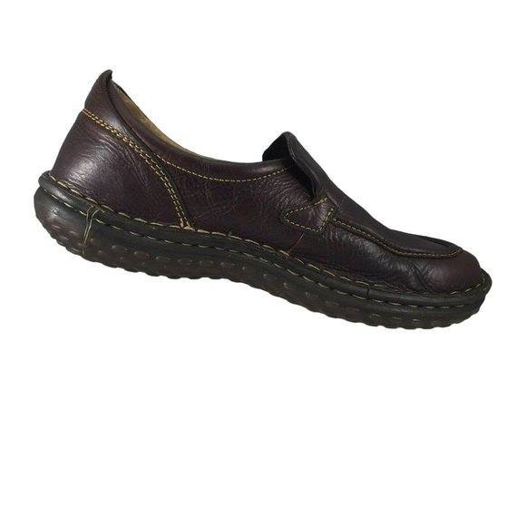 BORN Loafers Womens 8.5 Brown Leather Slip On Round Toe Shoes Casual EU 40 - Picture 10 of 12